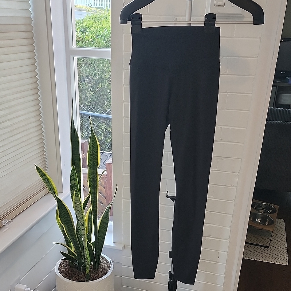 Black High-Waisted Leggings, Xs 0/2